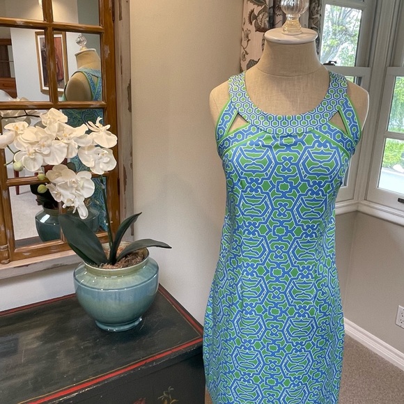 Gretchen Scott Isosceles Rio Gio Kelly/Blue Dress - Picture 5 of 11